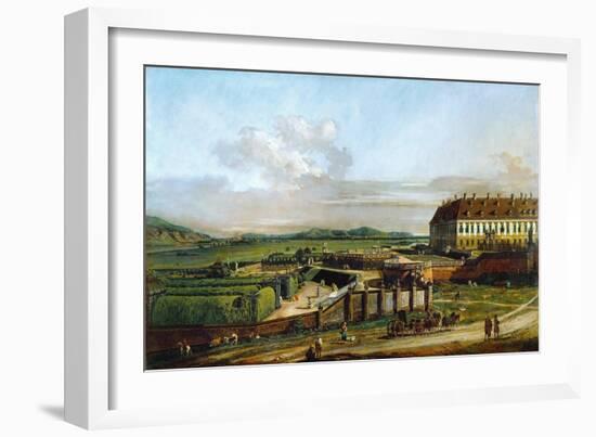 The Castle of Schlosshof Seen from North, Between 1758 and 1761-Bernardo Bellotto-Framed Giclee Print