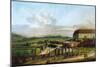 The Castle of Schlosshof Seen from North, Between 1758 and 1761-Bernardo Bellotto-Mounted Giclee Print