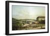 The Castle of Schlosshof Seen from North-Bernardo Bellotto-Framed Giclee Print