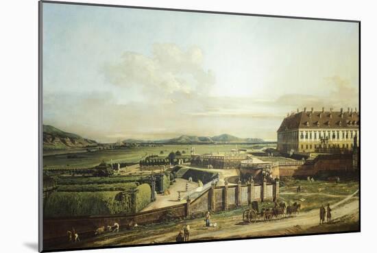 The Castle of Schlosshof Seen from North-Bernardo Bellotto-Mounted Giclee Print