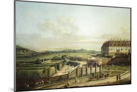 The Castle of Schlosshof Seen from North-Bernardo Bellotto-Mounted Giclee Print