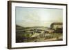 The Castle of Schlosshof Seen from North-Bernardo Bellotto-Framed Giclee Print