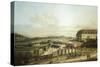 The Castle of Schlosshof Seen from North-Bernardo Bellotto-Stretched Canvas