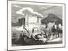 The Castle of St. Elmo, in Naples Italy-null-Mounted Giclee Print