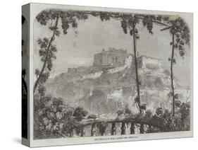The Castle of St Elmo, Naples-Samuel Read-Stretched Canvas