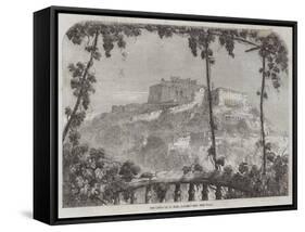 The Castle of St Elmo, Naples-Samuel Read-Framed Stretched Canvas