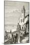The Castle of Veste Coburg in Coburg, Germany in the 19th Century-null-Mounted Giclee Print