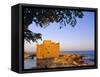 The Castle, Paphos, Cyprus, Europe-John Miller-Framed Stretched Canvas