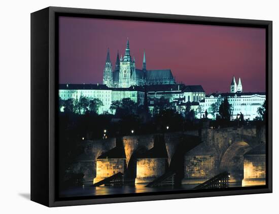 The Castle, Prague, Czech Republic-Peter Thompson-Framed Stretched Canvas