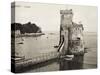 The Castle - Rapallo, Italy, Guarding the Entrance to the Harbour-null-Stretched Canvas