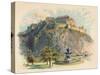 'The Castle Rock, Edinburgh', c1890-Charles Wilkinson-Stretched Canvas