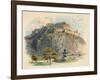 'The Castle Rock, Edinburgh', c1890-Charles Wilkinson-Framed Giclee Print