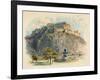 'The Castle Rock, Edinburgh', c1890-Charles Wilkinson-Framed Giclee Print