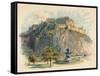 'The Castle Rock, Edinburgh', c1890-Charles Wilkinson-Framed Stretched Canvas