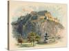 'The Castle Rock, Edinburgh', c1890-Charles Wilkinson-Stretched Canvas