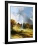 The Castle Sanssouci-Karl Blechen-Framed Art Print