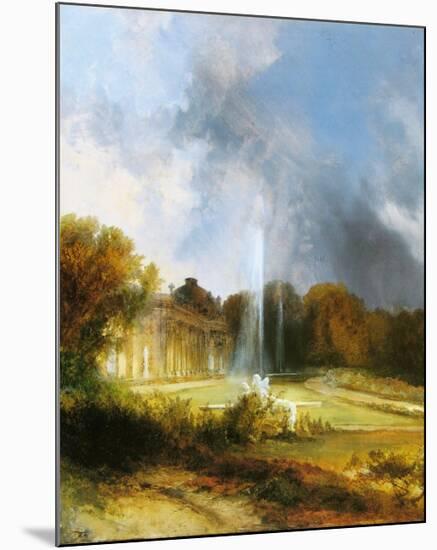 The Castle Sanssouci-Karl Blechen-Mounted Art Print