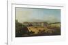 The Castle Schoenbrunn Courtyard-Canaletto-Framed Art Print