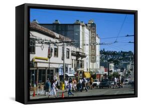 The Castro District, a Favorite Area for the Gay Community, San Francisco, California, USA-Fraser Hall-Framed Stretched Canvas