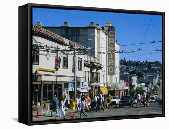 The Castro District, a Favorite Area for the Gay Community, San Francisco, California, USA-Fraser Hall-Framed Stretched Canvas