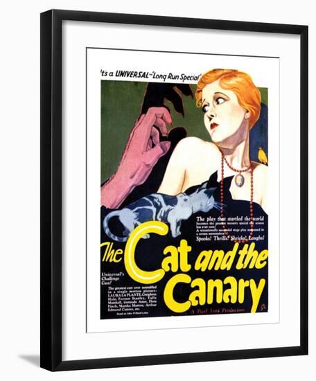 The Cat And The Canary - 1927 II-null-Framed Giclee Print