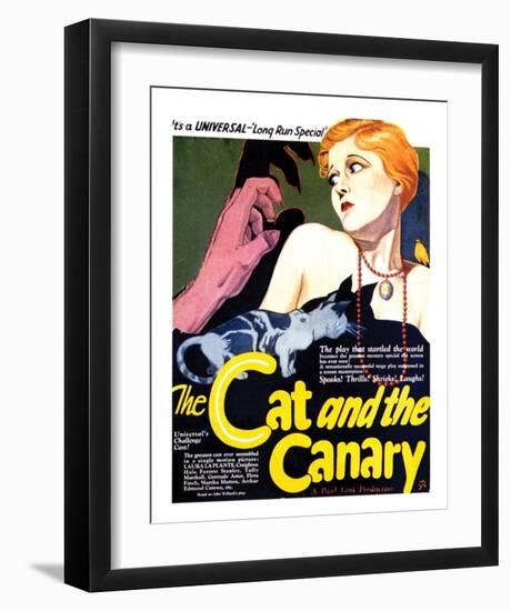 The Cat And The Canary - 1927 II-null-Framed Giclee Print