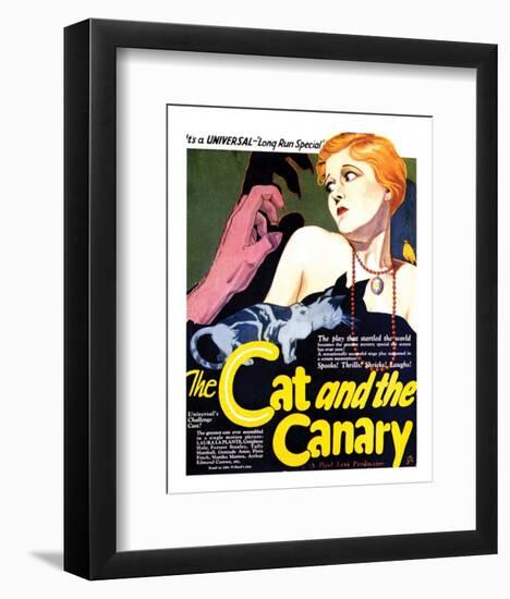 The Cat And The Canary - 1927 II-null-Framed Giclee Print