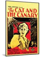 The Cat And The Canary - 1927 III-null-Mounted Giclee Print