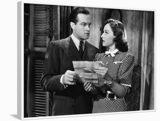 The Cat And The Canary, Bob Hope, Paulette Goddard, 1939-null-Framed Photo