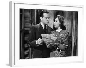 The Cat And The Canary, Bob Hope, Paulette Goddard, 1939-null-Framed Photo