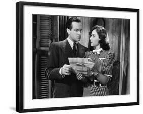 The Cat And The Canary, Bob Hope, Paulette Goddard, 1939-null-Framed Photo