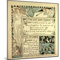 The Cat and Venus Mice in Council-null-Mounted Giclee Print