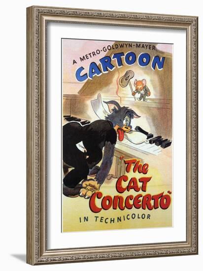 The Cat Concerto, 1947-null-Framed Art Print