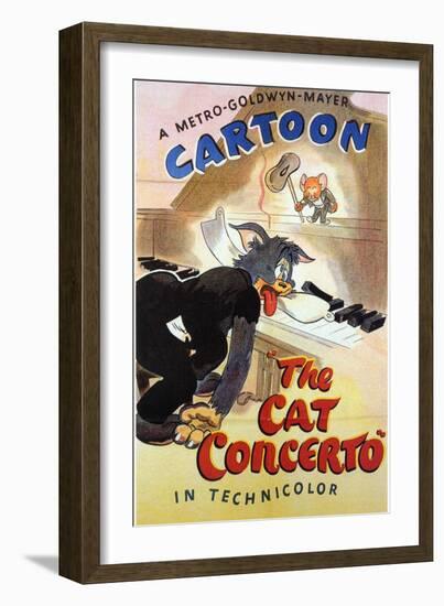 The Cat Concerto, 1947-null-Framed Art Print