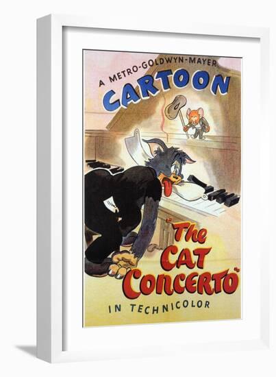 The Cat Concerto, 1947-null-Framed Art Print