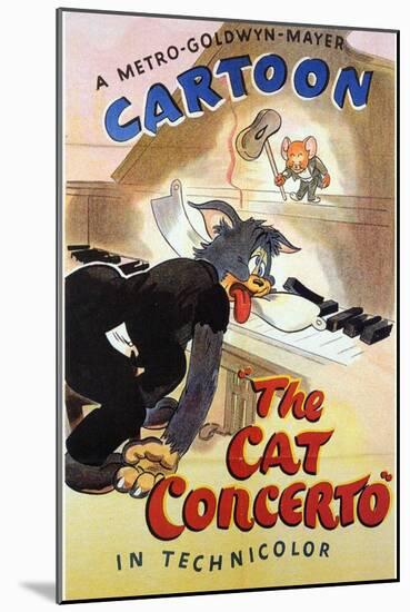 The Cat Concerto, 1947-null-Mounted Art Print