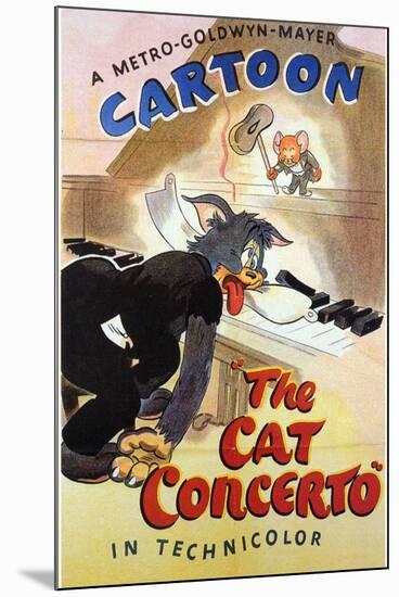 The Cat Concerto, 1947-null-Mounted Art Print