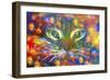 The Cat Face-Ata Alishahi-Framed Giclee Print