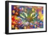 The Cat Face-Ata Alishahi-Framed Giclee Print