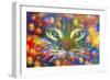 The Cat Face-Ata Alishahi-Framed Giclee Print