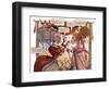 The Cat Fight-David Galchutt-Framed Giclee Print