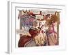 The Cat Fight-David Galchutt-Framed Giclee Print