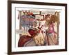 The Cat Fight-David Galchutt-Framed Giclee Print