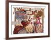 The Cat Fight-David Galchutt-Framed Giclee Print