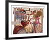 The Cat Fight-David Galchutt-Framed Giclee Print