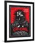 The Cat Girl-Emily the Strange-Framed Premium Giclee Print