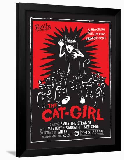 The Cat Girl-Emily the Strange-Framed Poster