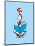 The Cat in the Hat (on blue)-Theodor (Dr. Seuss) Geisel-Mounted Art Print