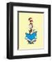 The Cat in the Hat (on yellow)-Theodor (Dr. Seuss) Geisel-Framed Art Print