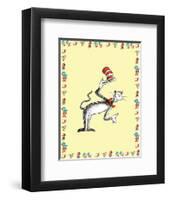 The Cat in the Hat: The Cat (on yellow)-Theodor (Dr. Seuss) Geisel-Framed Art Print